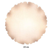Illumination and Miniature Paper Cream Starch Ahar Round 20 cm