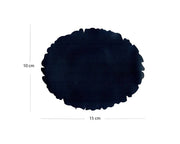 Illumination and Miniature Paper Dark Blue, Starch, Oval 10-15 cm