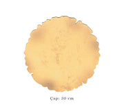 Illumination and Miniature Paper with Marble Pattern, Starch Ahar , Round 30 cm