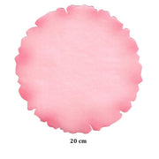 Illumination and Miniature Paper Pink Starch Ahar Round 20 cm