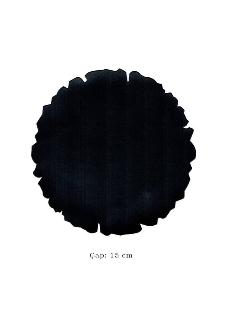 Illumination and Miniature Paper Black, Starch, Round 15 cm