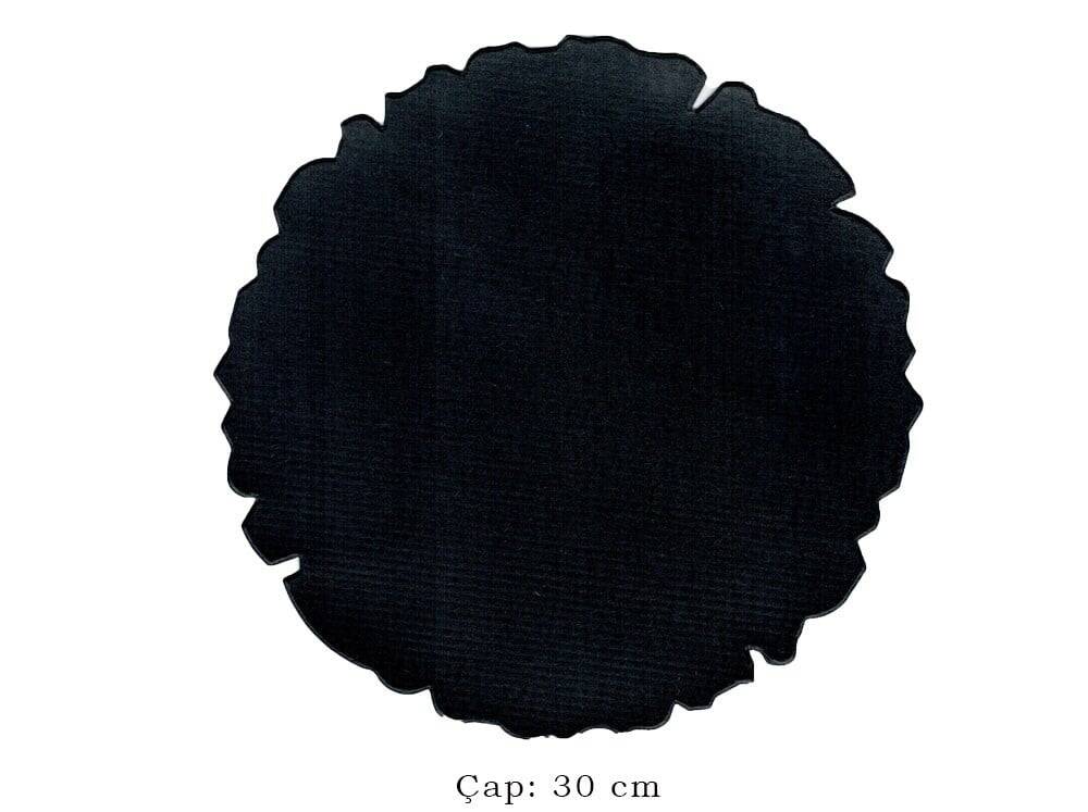 Illumination and Miniature Paper Black, Starch, Round 30 cm