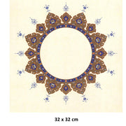 Illuminated Facsimile Paper Round 32x32 cm No:02