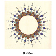Illuminated Facsimile Paper Round 32x32 cm No:04