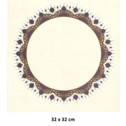 Illuminated Facsimile Paper Round 32x32 cm No:05