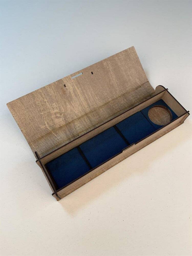 Tiryaki Art Material Box Small Oval Corner No:1