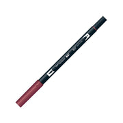 Tombow Dual Brush Pen Grafik Çizim Kalemi 837 Wine Red