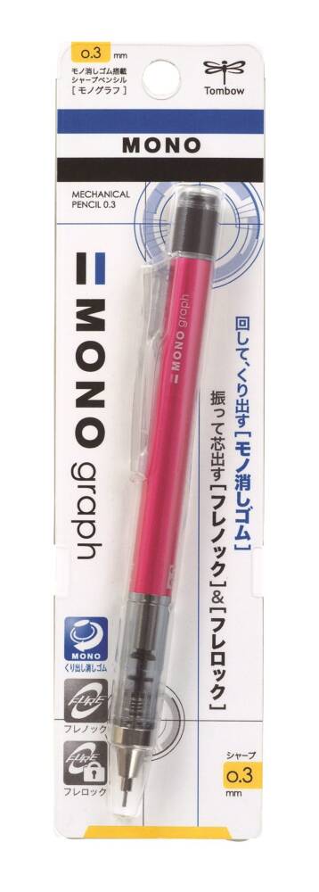 Tombow Mono Grapy K.Kalem 0,3Mm Blisterli Pembe