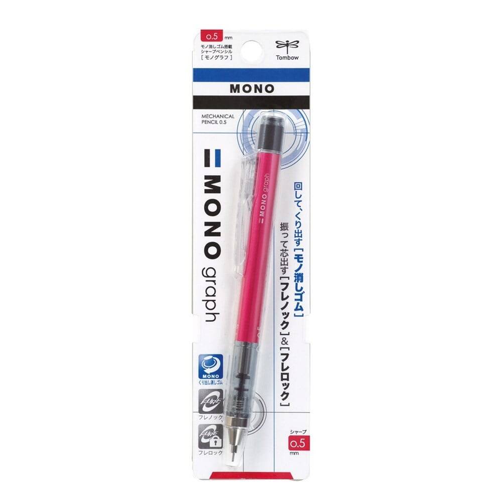 Tombow Mono Grapy M.Pencil 0.5Mm Blister (1) Pink