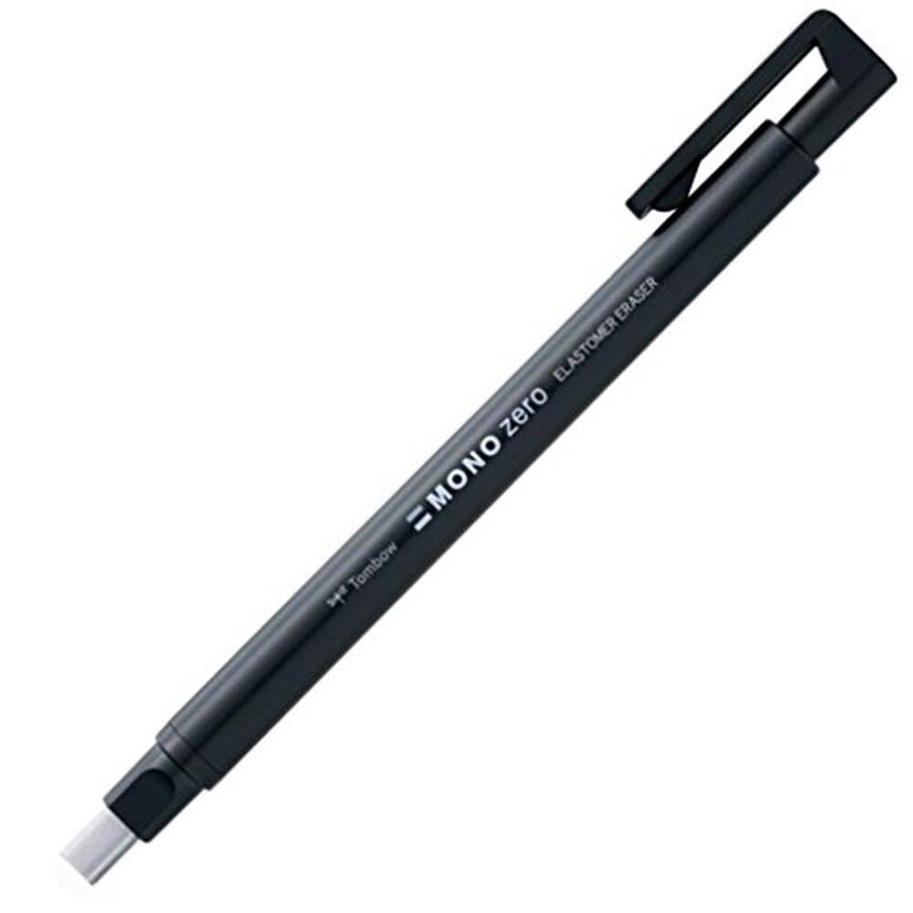Tombow Mono Zero Basmalı Kalem Silgi 2,5x5 mm - Siyah