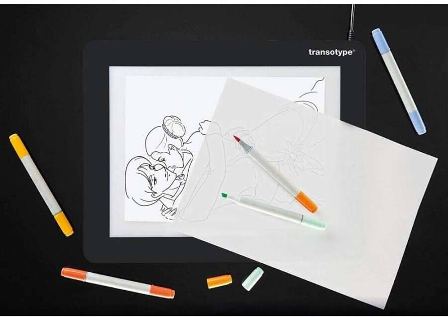 Transotype Işıklı Çizim Masası A3