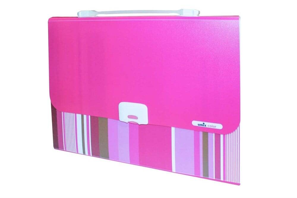 Umıx Neon Körüklü Dosya A4 Pembe
