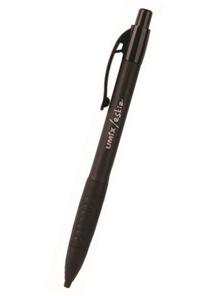 Umix Sınav Eskiz Kesik Uçlu Versatil Kalem 0.9 mm x 1.8 mm Siyah