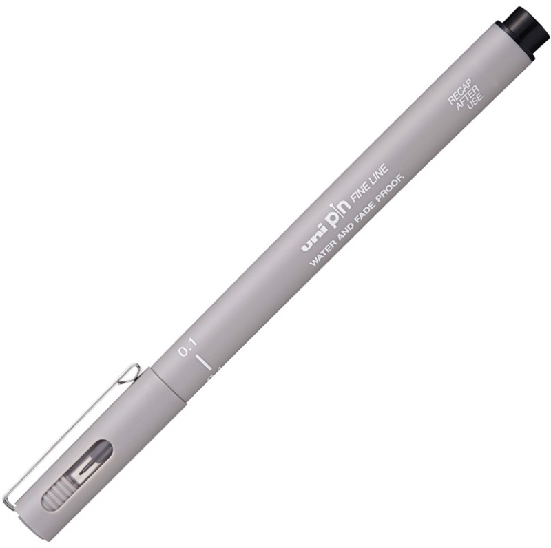 Uni-Ball Pin BR-200 Brush Fırça Uçlu Kalem A. Gri