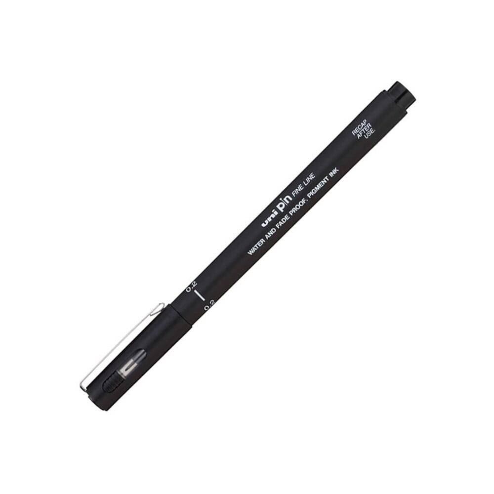 Uni-Ball Pin Fine Line Teknik Çizim Kalemi 0.2 mm Siyah