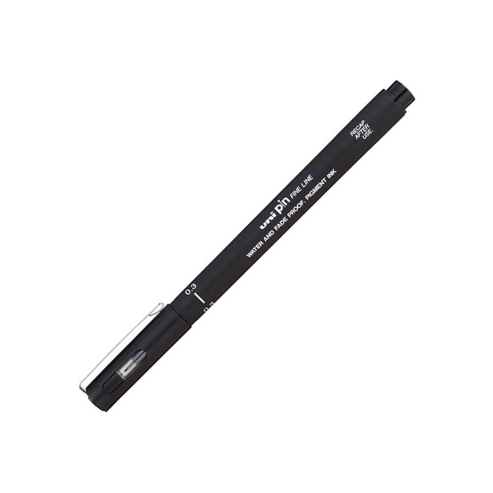 Uni-Ball Pin Fine Line Teknik Çizim Kalemi 0.3 mm Siyah