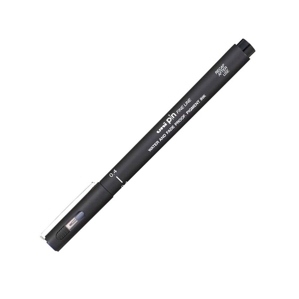 Uni-Ball Pin Fine Line Teknik Çizim Kalemi 0.4 mm Siyah