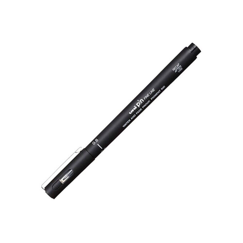 Uni-Ball Pin Fine Line Teknik Çizim Kalemi 0.6 mm Siyah