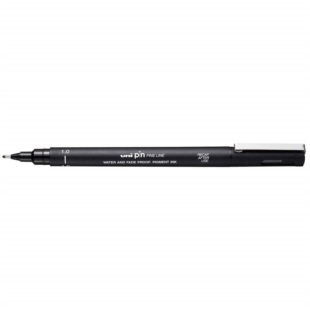 Uni-Ball Pin Fine Line Teknik Çizim Kalemi 1.0 mm Siyah