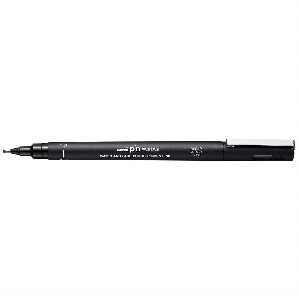 Uni-Ball Pin Fine Line Teknik Çizim Kalemi 1.2 mm Siyah