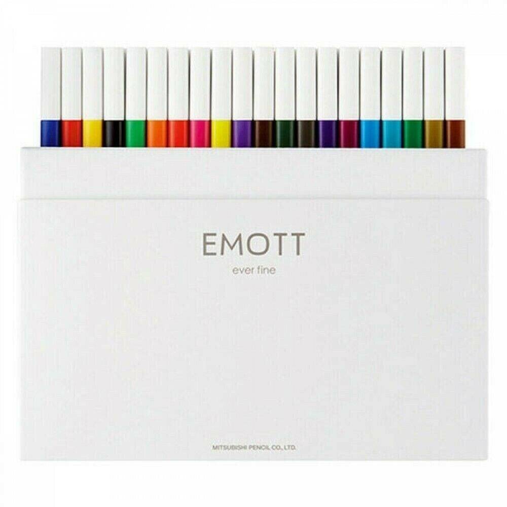 Uni Fineliner Emott Keçeli Kalem Seti 40lı