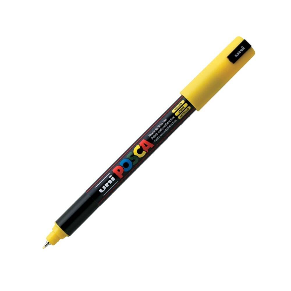 Uni Posca Pc-1Mr Boyama Markörü 0.7 mm Sarı