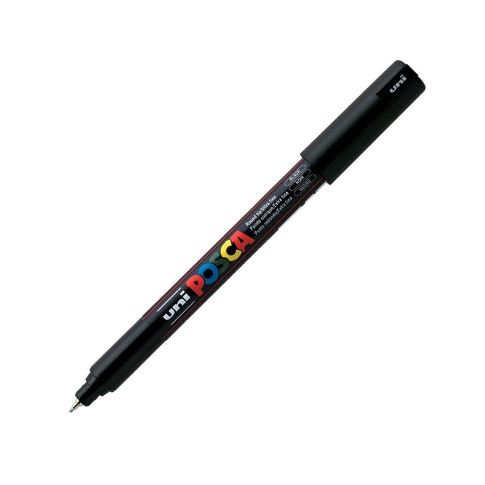 Uni Posca Pc-1Mr Boyama Markörü 0.7 mm Siyah