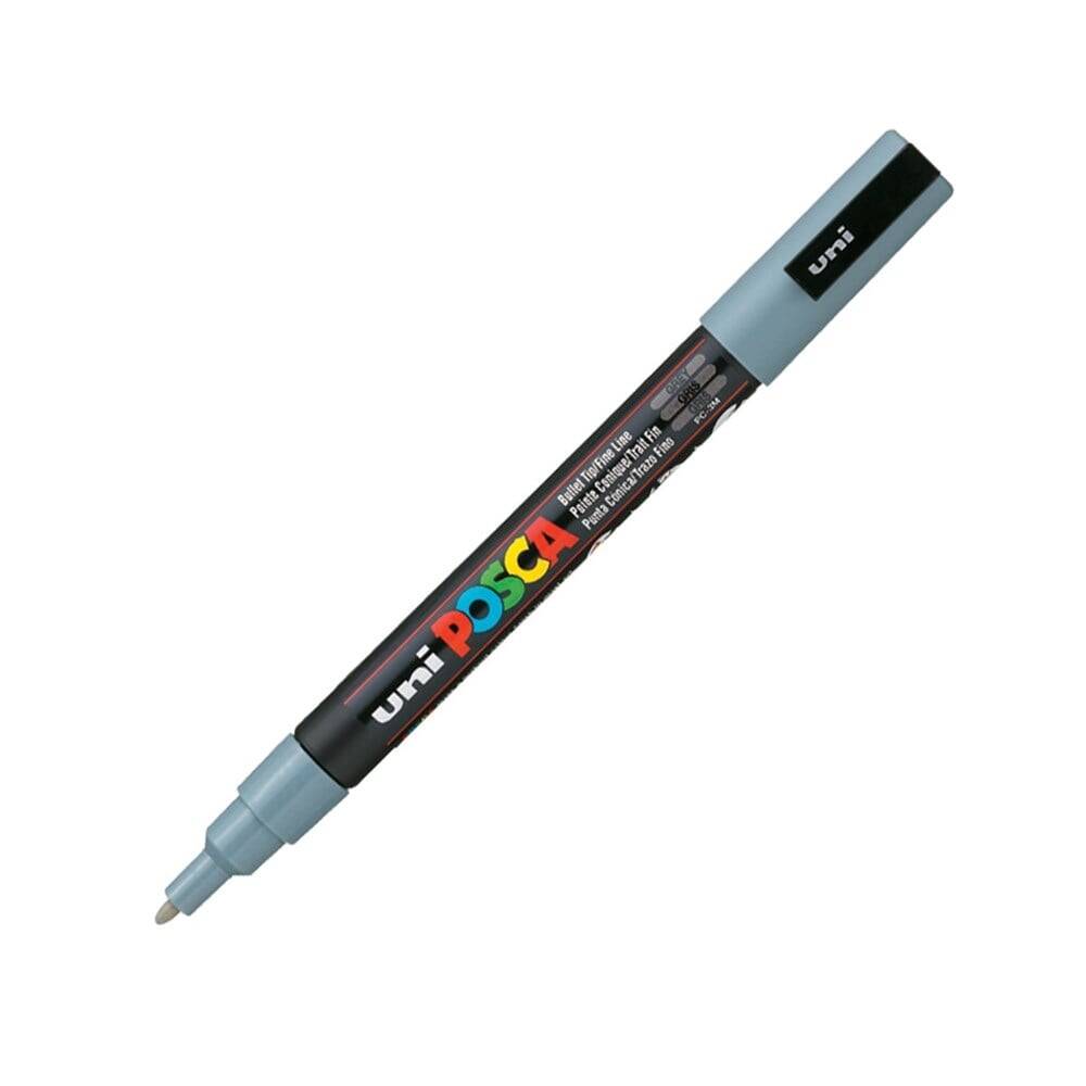 Uni Posca Pc-3M Boyama Markörü 0.9-1.3 mm Gri