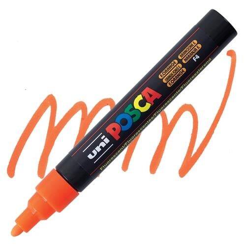 Uni Posca Pc-5M Boyama Markörü 1.8-2.5 mm Floresan Turuncu