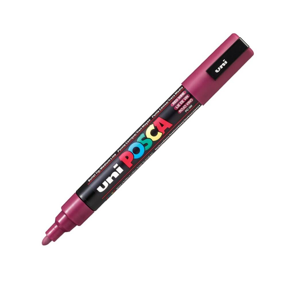Uni Posca Pc-5M Boyama Markörü 1.8-2.5 mm Şarap Kırmızı