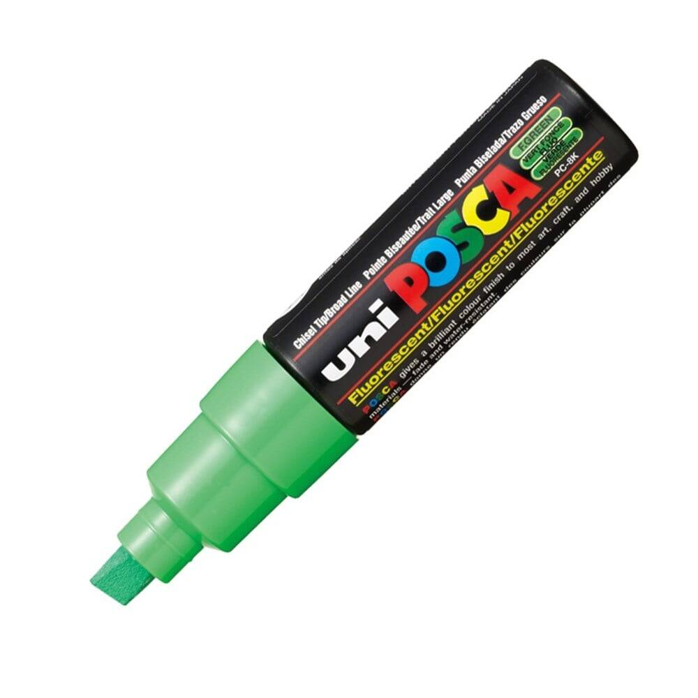 Uni Posca Pc-8K Boyama Markörü 8 mm Kesik Uç Açık Yeşil