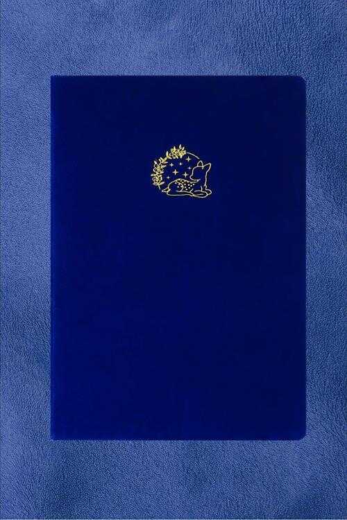 Victorias Journals Bujo Kraft Noktalı Defter Süet 14.5x21 cm 150 gr 96 Yaprak Mavi
