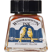 Winsor & Newton Çizim Mürekkebi 14ml Canary Yellow
