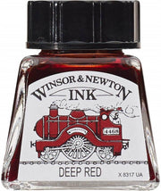 Winsor & Newton Çizim Mürekkebi 14ml Deep Red