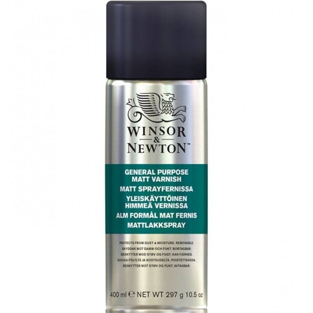 Winsor & Newton Çok Amaçlı Sprey Mat Vernik 400 ml