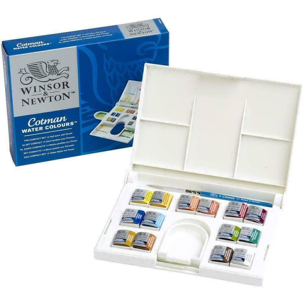 Winsor & Newton Cotman Kompakt Set 14 Renk