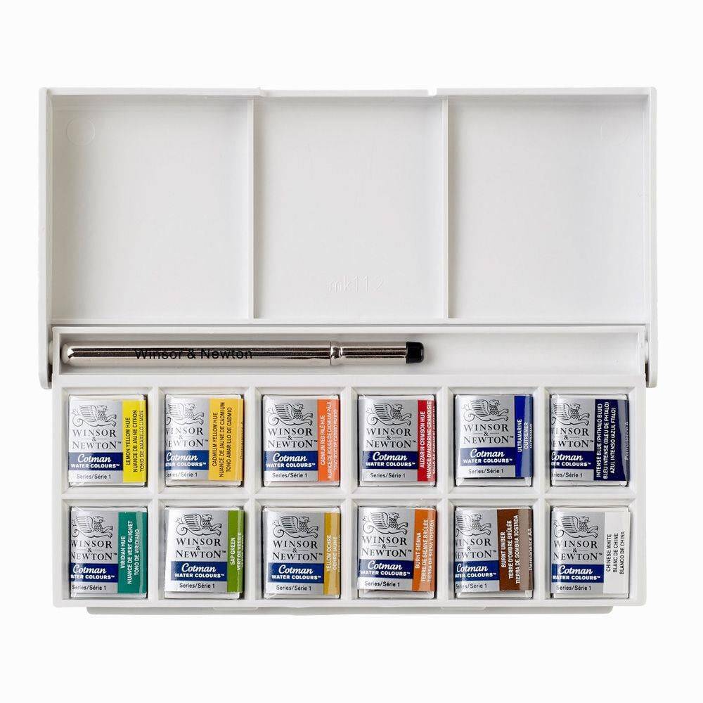 Winsor & Newton Cotman Pocket Box Suluboya Seti 12 Renk