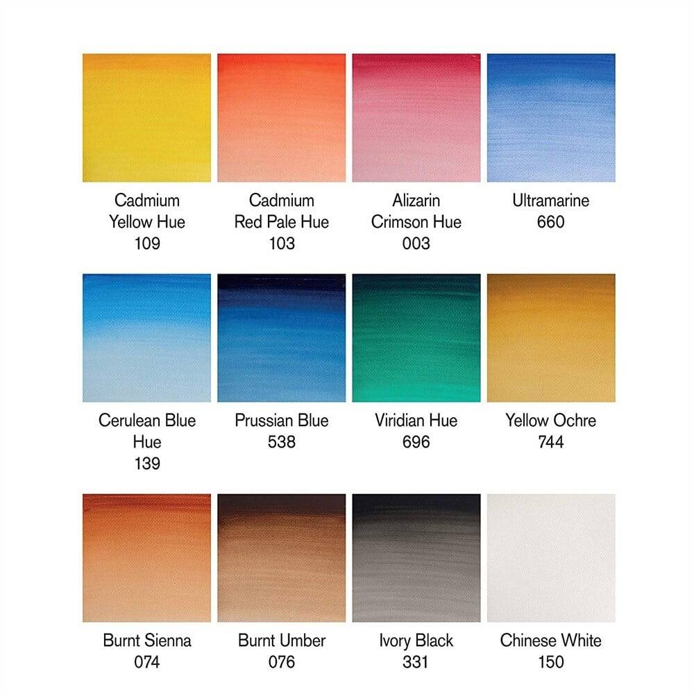 Winsor & Newton Cotman Tüp Suluboya Seti 12 x 8 ml