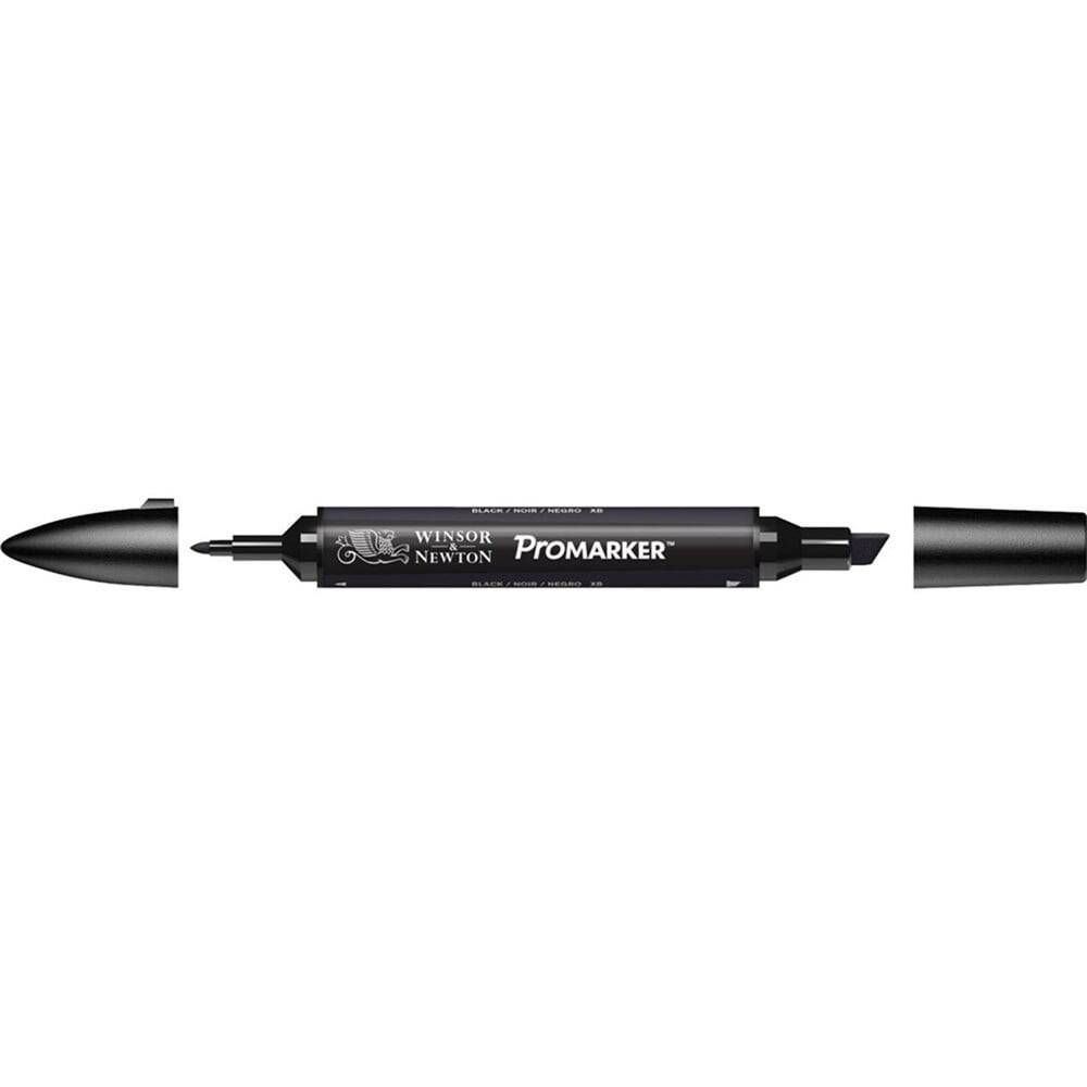 Winsor & Newton Promarker Grafik Kalemi 030 Black Xb
