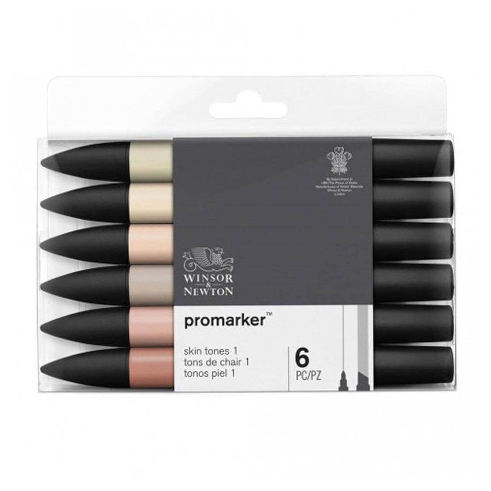 Winsor & Newton Promarker Ten Renkleri 6 Renk