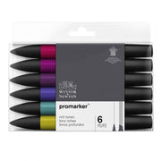 Winsor & Newton Promarker Zengin Tonlar 6 Renk