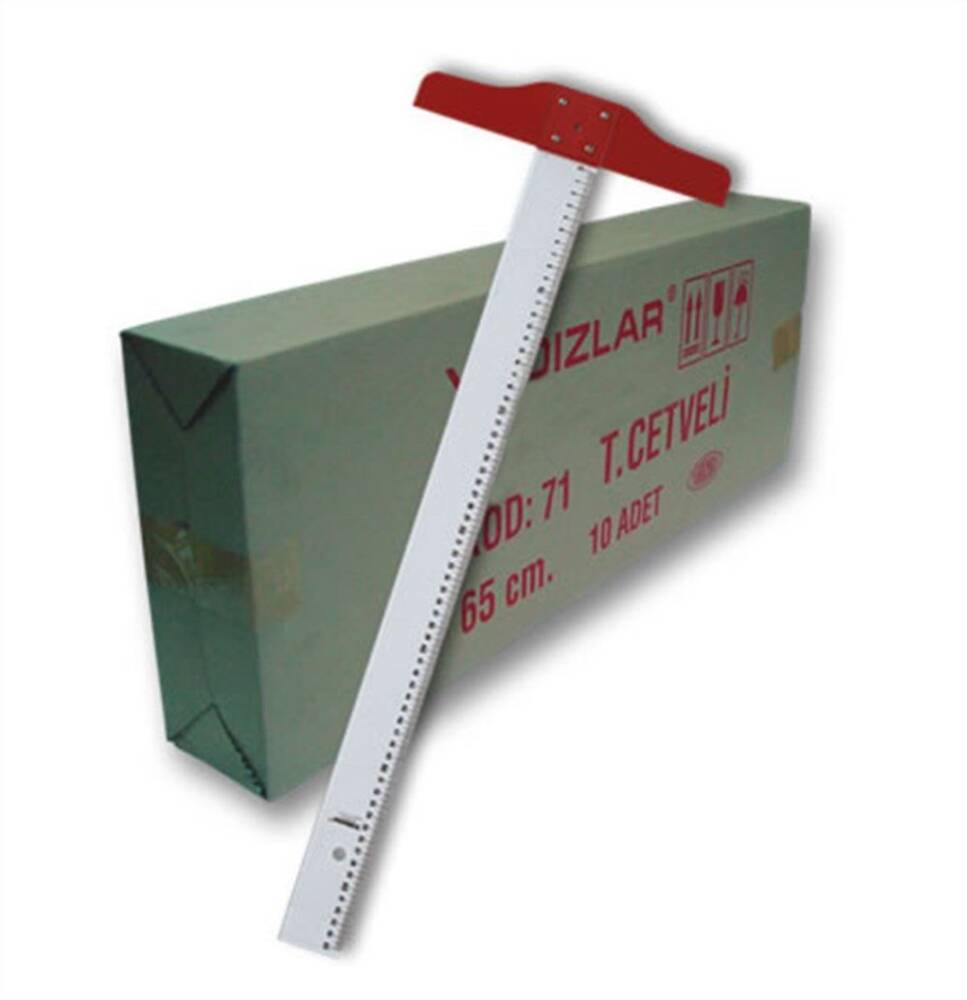 Yıldızlar Kod:071 Plastik T Cetveli 65 Cm