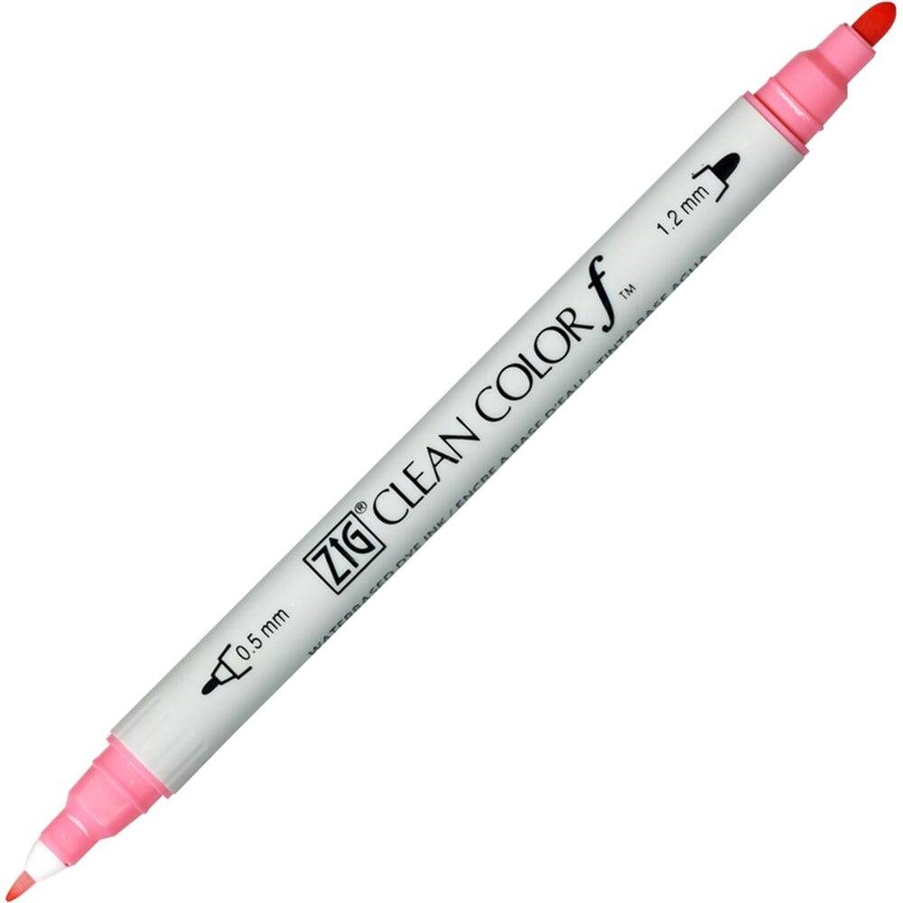 Zig Clean Color F Çift Uçlu Marker Kalem 021 Light Carmine
