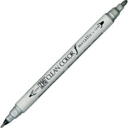 Zig Clean Color F Metalik Çift Uçlu Kalem 102 Silver