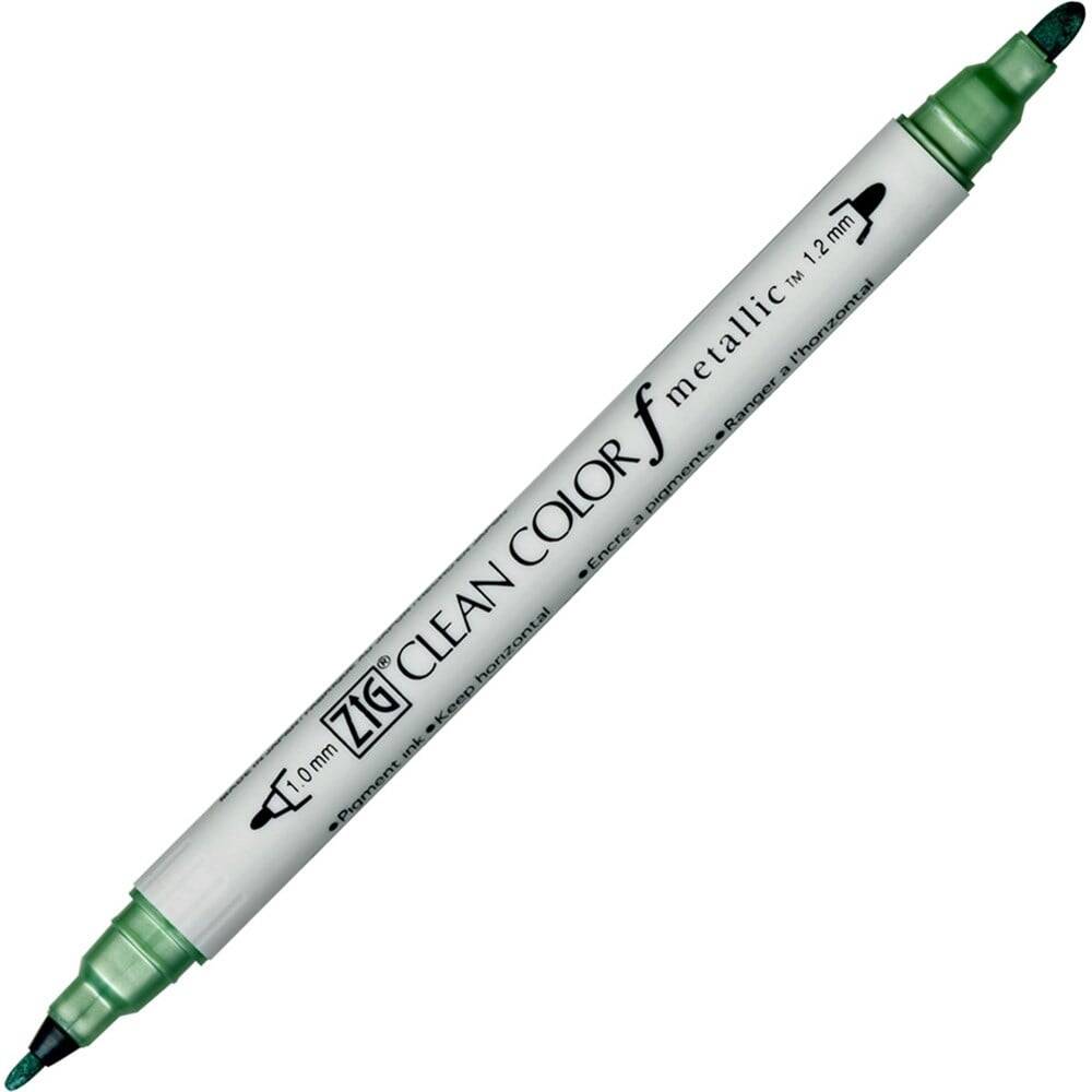 Zig Clean Color F Metalik Çift Uçlu Kalem 121 Green