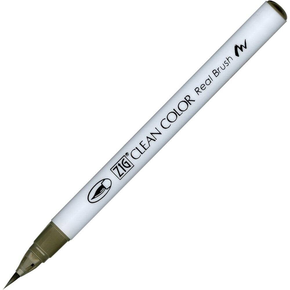 Zig Clean Color Real Brush Fırça Uçlu Marker Kalem 093 Green Gray
