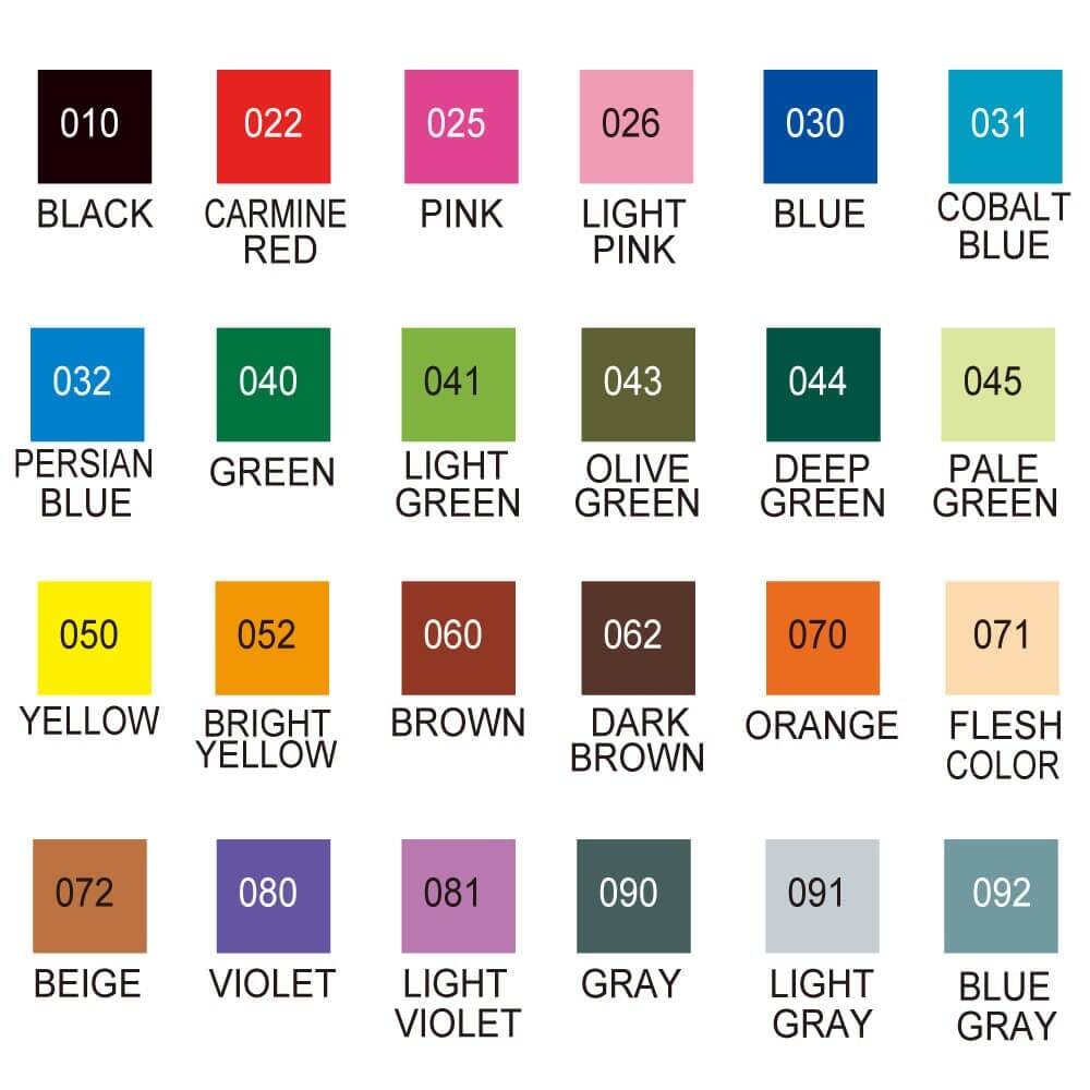 Zig Clean Color Real Brush Fırça Uçlu Marker Kalem Set 24 Lü