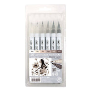 Zig Clean Color Real Brush RB-6000 6lı Warm Gray