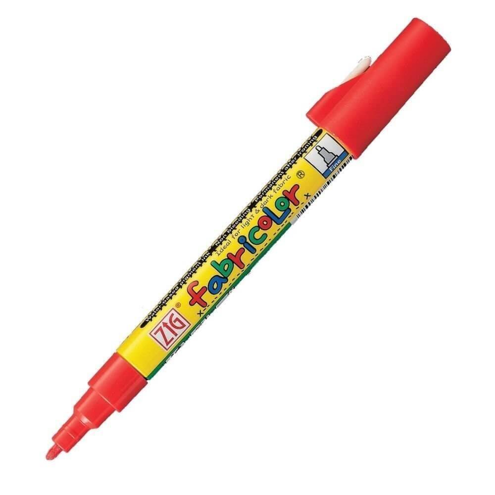 Zig Fabrıcolor Kumaş Kalemi Kırmızı