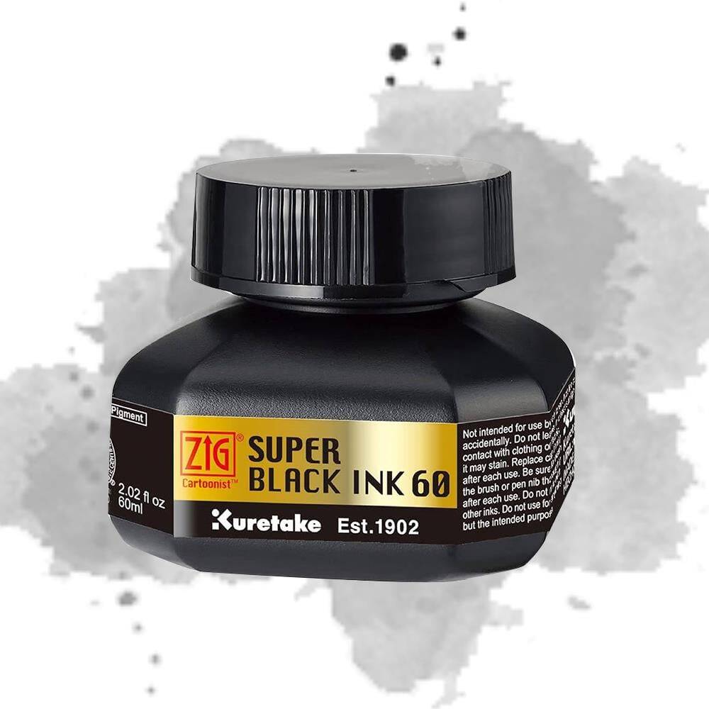 Zig Mangaka Mürekkep Süper Siyah 60 ml